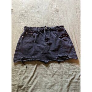 Black Jean skirt